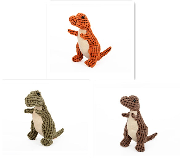 Plüschtiere mit Dinosauriern