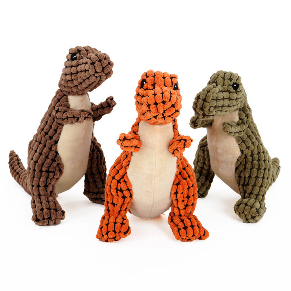Plüschtiere mit Dinosauriern