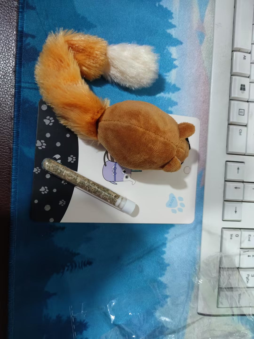 Minty Paws Plush Cat Toy