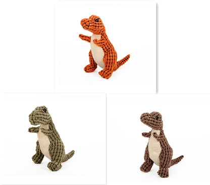 Juguetes de peluche de dinosaurios para mascotas