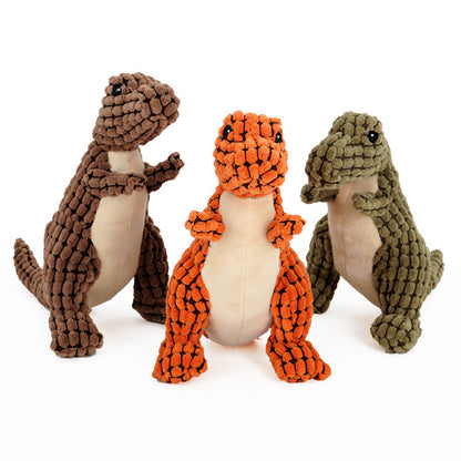 Juguetes de peluche de dinosaurios para mascotas